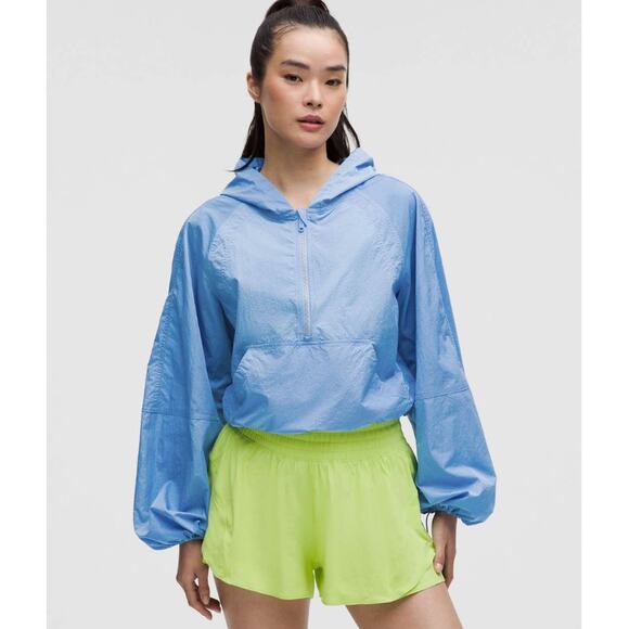 (6) NWT $128 Lululemon Scuba Cropped Anorak Pool Party - Picture 1 of 8